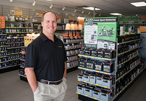 Brandon Boozer, manager of Batteries Plus Bulbs in Edmond