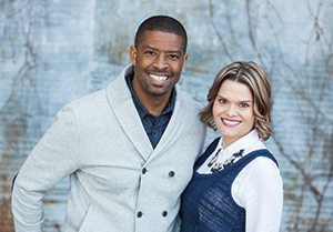 Pastor Herbert Cooper with his wife Tiffany, of People's Church