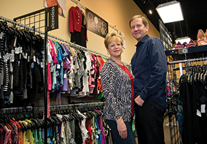 Melanie & Mike Harris, owners of Clothes Mentor