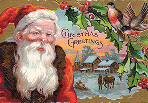 Antique Christmas Card