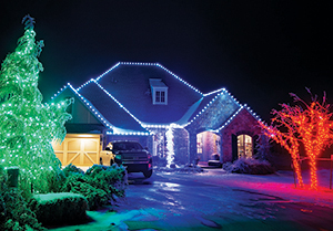 Christmas Lights by Nelson Landscaping