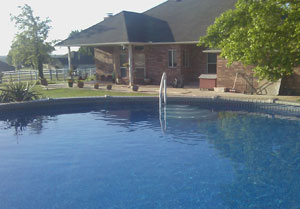 pool after