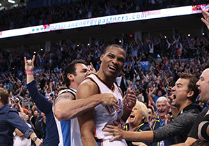 Russell Westbrook - photo by Richard Rowe