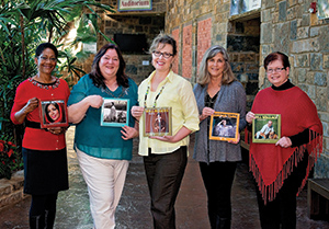 Gwendolyn Hooks, Pati Hailey, Darleen Bailey Beard, Cheryl Schuermann and Jane McKellips, authors of the I Am Oklahoma series