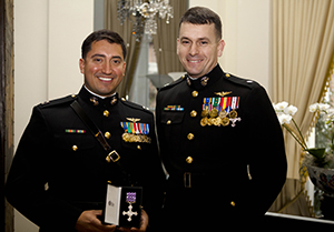 Capt. Brian Jordan & Lt. Col. William Chesarek are the only two marines to receive the medal