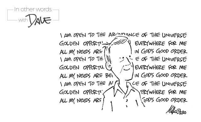 In Other Words With Dave Cartoon