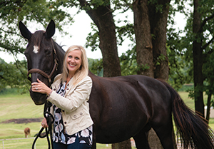 Christy Buchanan, owner of Cadence Equestrian Center