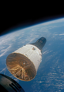In December 1965, Thomas Stafford piloted the first rendezvous in space on the Gemini 6A flight.  This proved that rendezvous was possible in space and that made it possible to proceed with the plans for the moon landing missions.