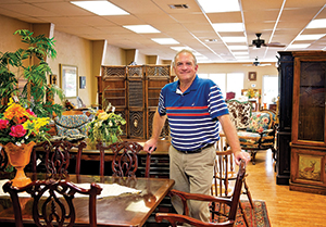 Bruce Stieber, owner of Estate Furniture & Consigment