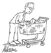 Cart Confessions Cartoon