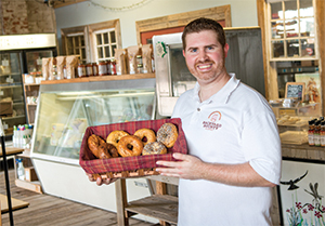 Eric Lyons, owner of Backyard Bounty Bakery