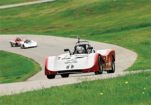 Race Car at Hallett Raceway